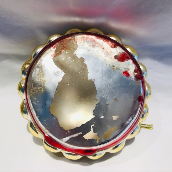 3 GLASS ORNAMENTS / Muffin Doughnut Pie / Baked Good Bakery / Christmas - Picture 5 of 12